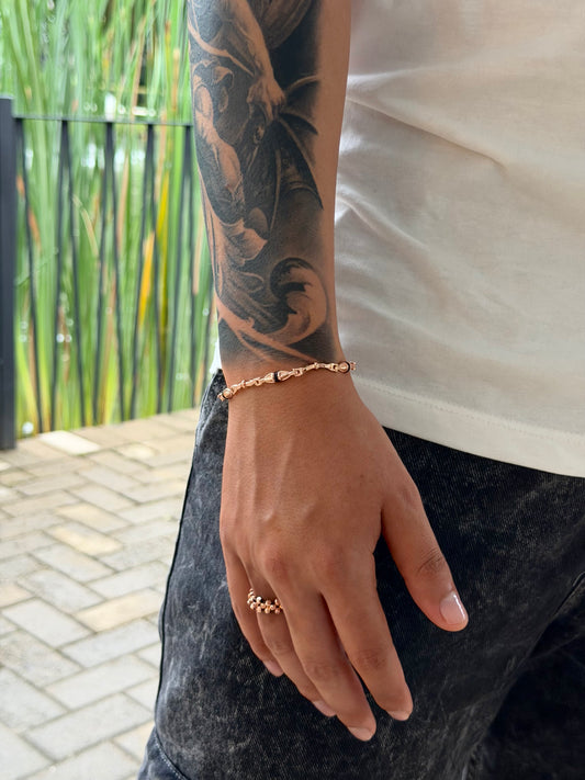 Pulsera Dubai con cauchos